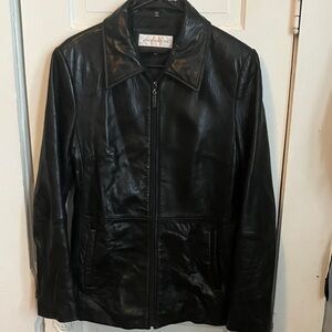 Women’s Black Leather Jacket